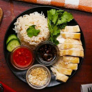 Cơm gà luộc