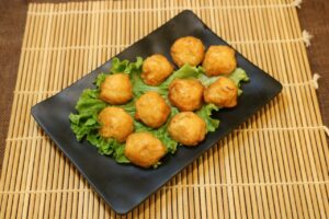 Mực viên chiên