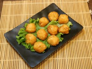 Mực viên chiên